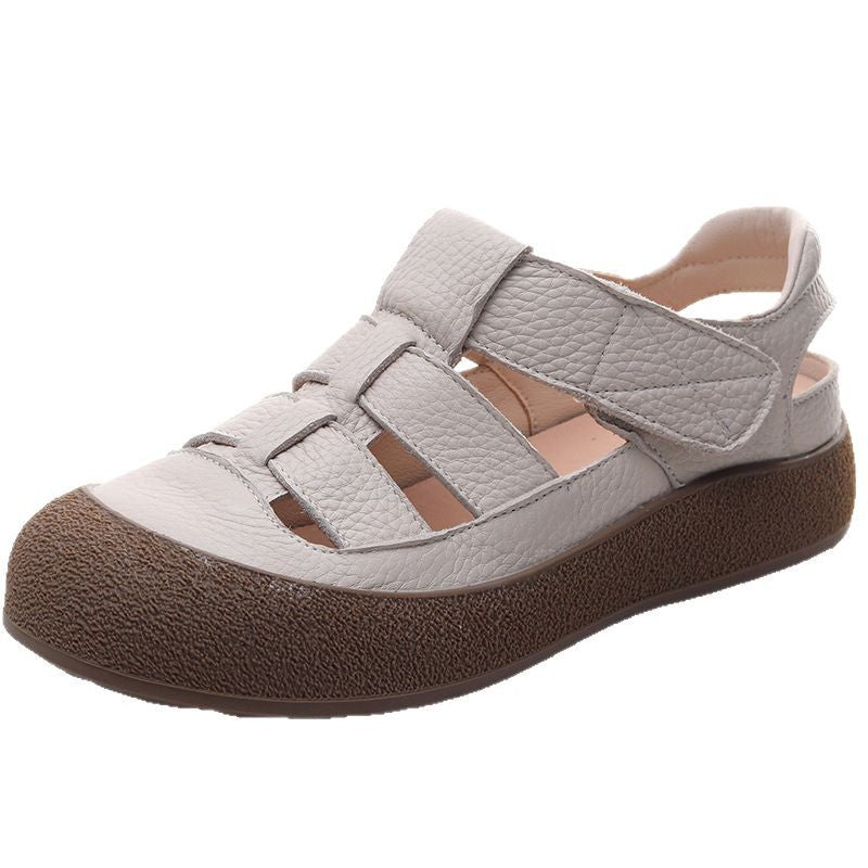 Platform Summer Leisure Pump Weaving Hollow Sandals