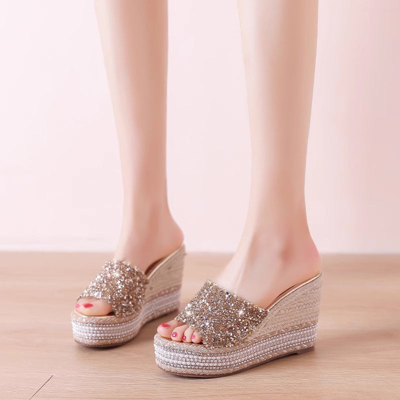 Women's Wedge Summer Platform Non Slip Outdoor Slippers