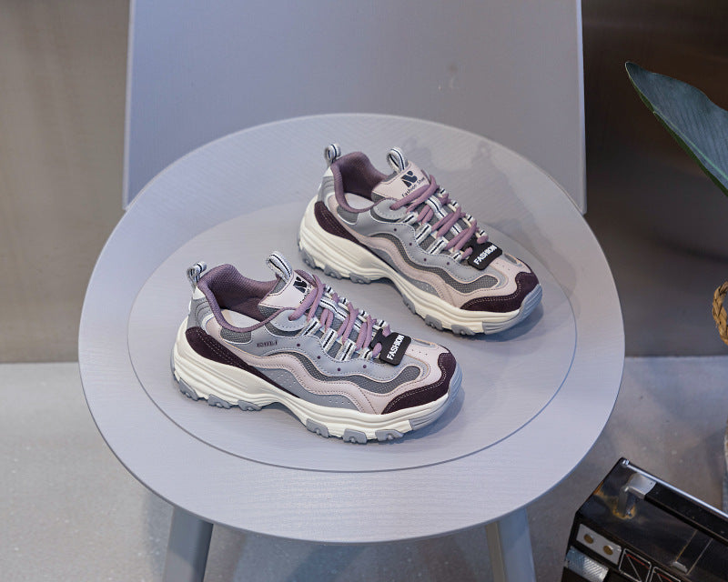 Women's Three Generations Authentic Clunky Sports Running Sneakers