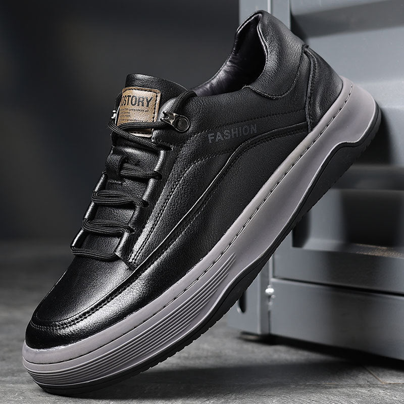Men's Fashionable Autumn Genuine Sports Board Head Sneakers