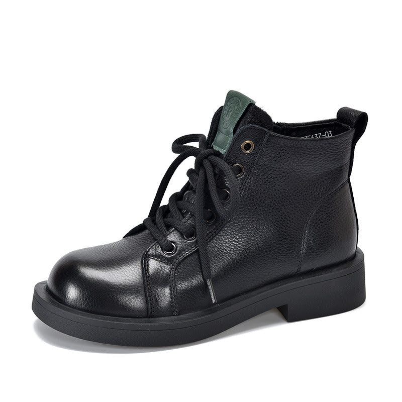 Up Ankle Mid Side Zipper Handmade Boots