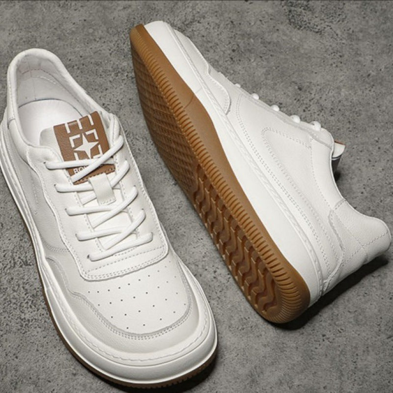 Men's Trendy Head Tilt Blue Fashion Board Sneakers