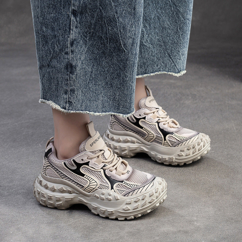 Leisure Breathable Clunky Korean Style Dirty Fashion Casual Shoes