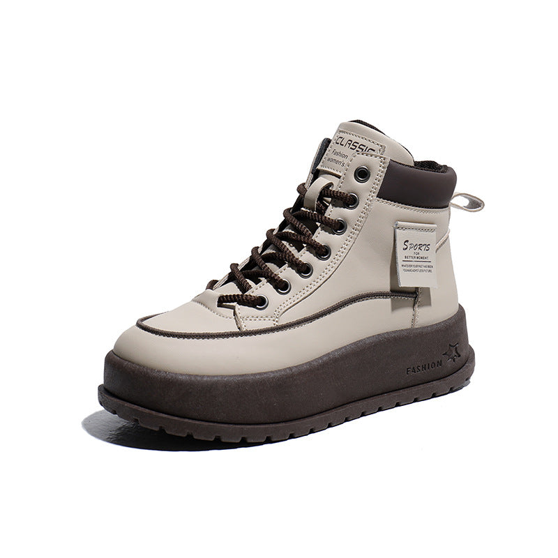 Women's Autumn Korean Style Breathable White Board Casual Shoes