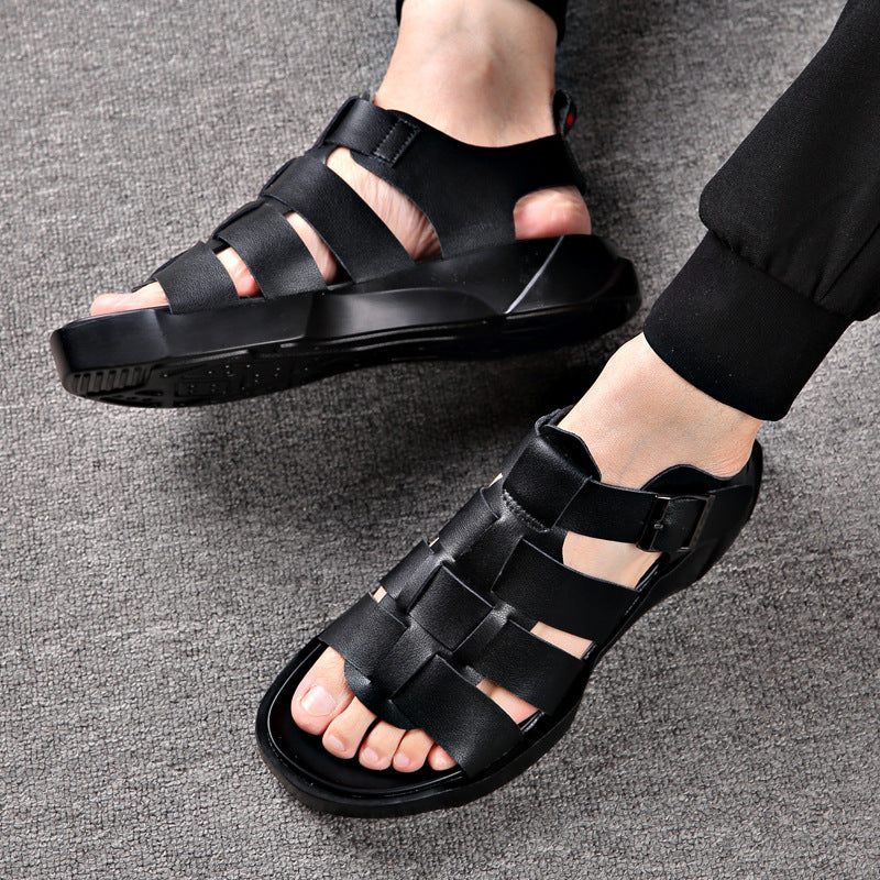 Men's Fashion Roman Style Comfortable Breathable Lightweight Soft Sandals
