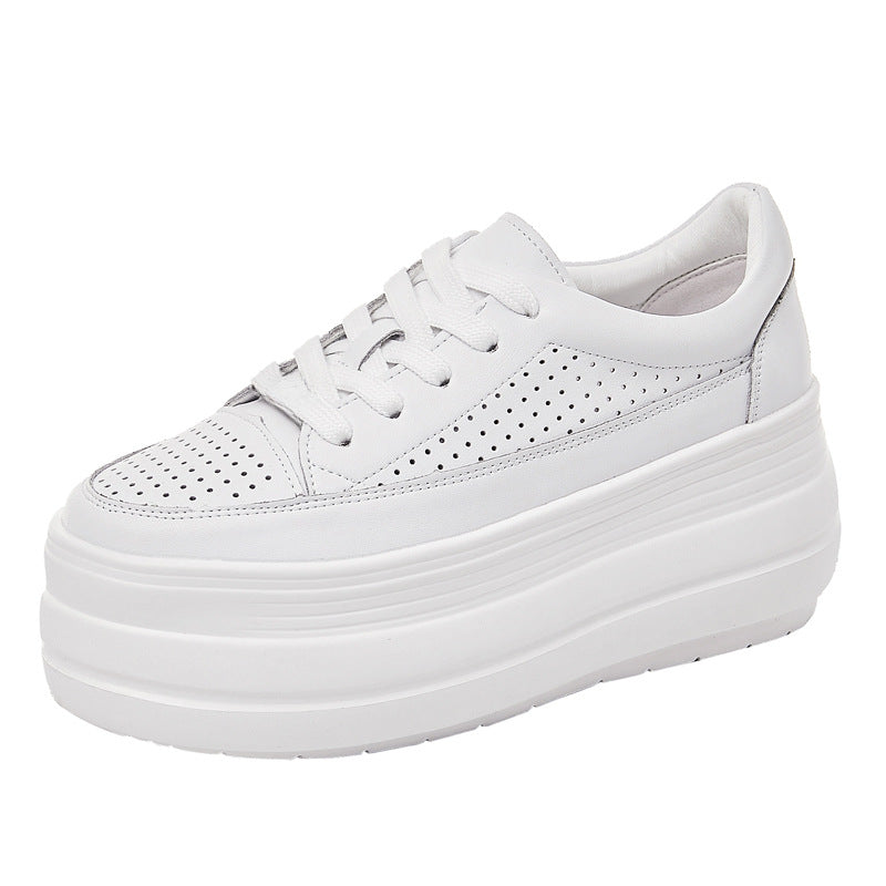 Women's Authentic Hollow Out White Luxury Small Sandals