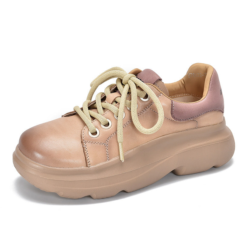 Women's Of Lightweight Thick Bottom Platform Versatile Casual Shoes