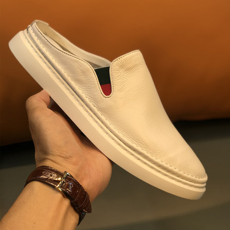 Men's Authentic Toe Box Half Trendy Lazy Sandals