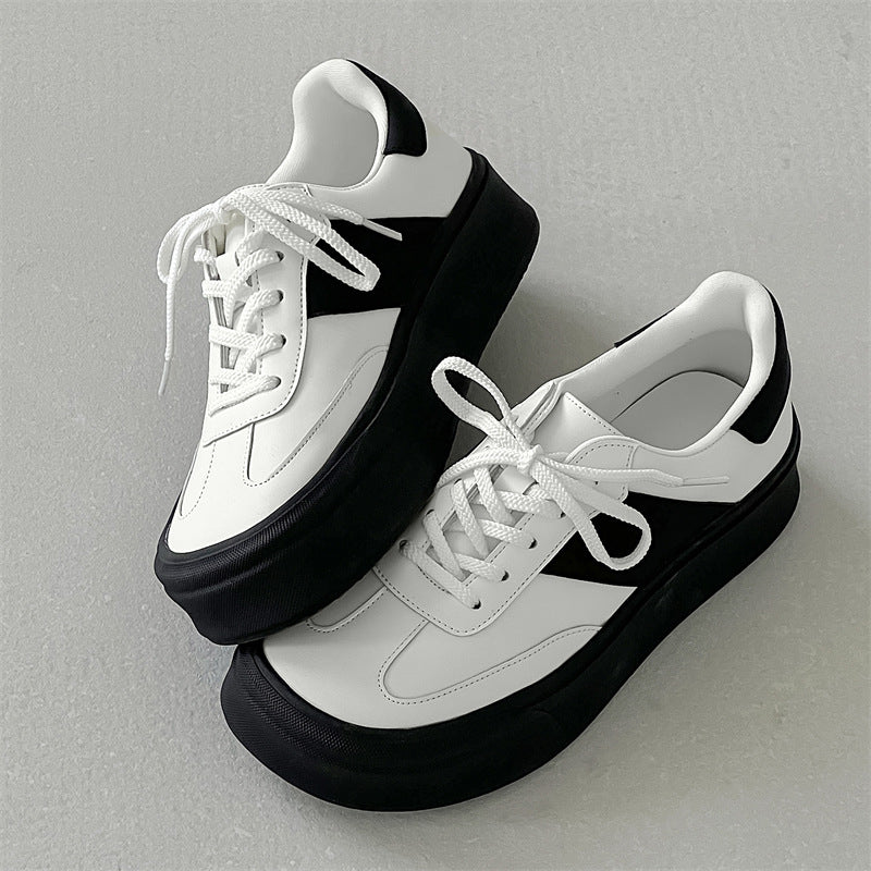 Women's & Men's Style Color Matching Thick-soled German Training Board Sneakers