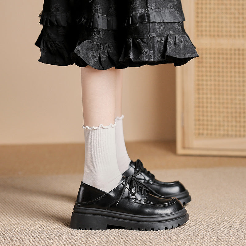 Female British Style Retro Easy Matching Loafers