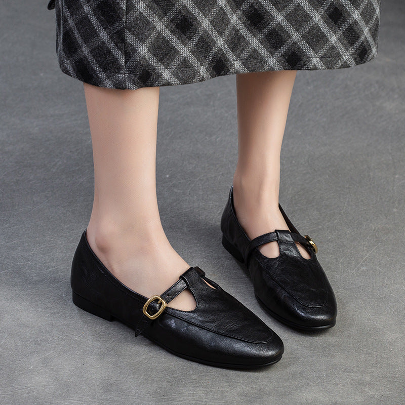 Women's Commuting Small Single-layer Lazy Literature Art Loafers