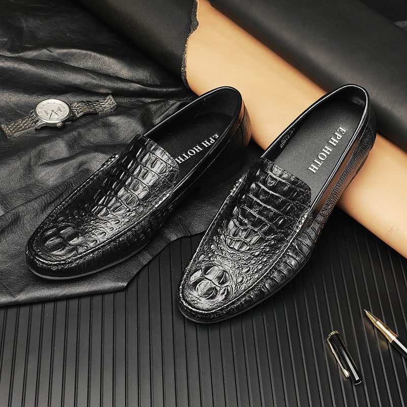 Men's Delivery Within Hours First Layer Cowhide Casual Shoes