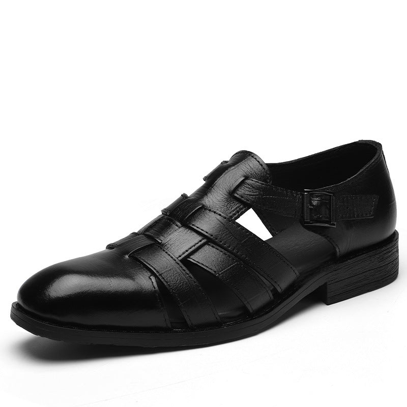 Men's Summer Hollow Perforated Breathable Hole Dad Sandals