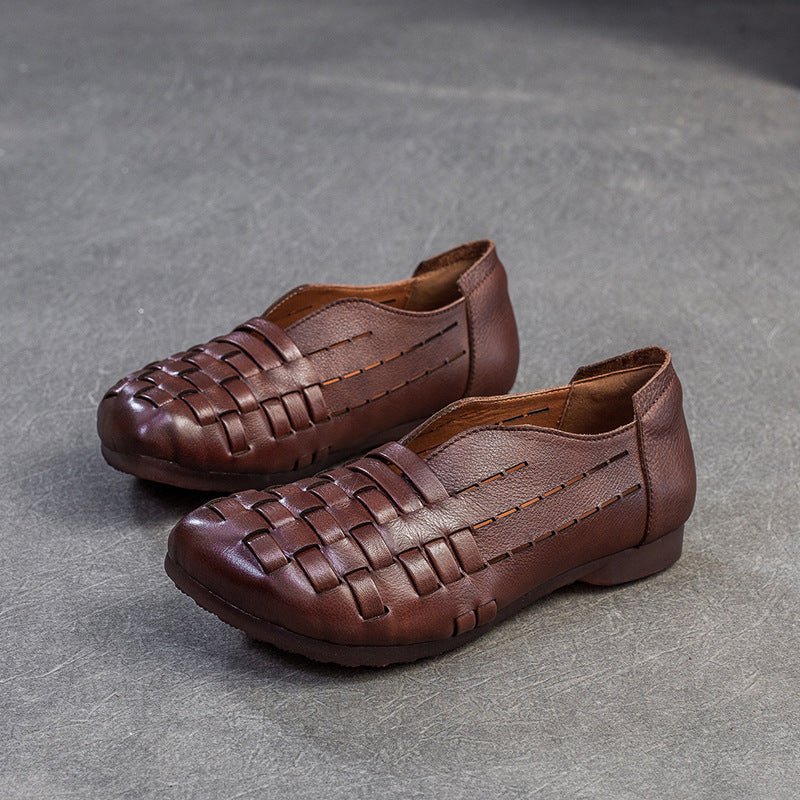 Women's Shu Hand-woven Brushed Retro Breathable Comfortable Sandals