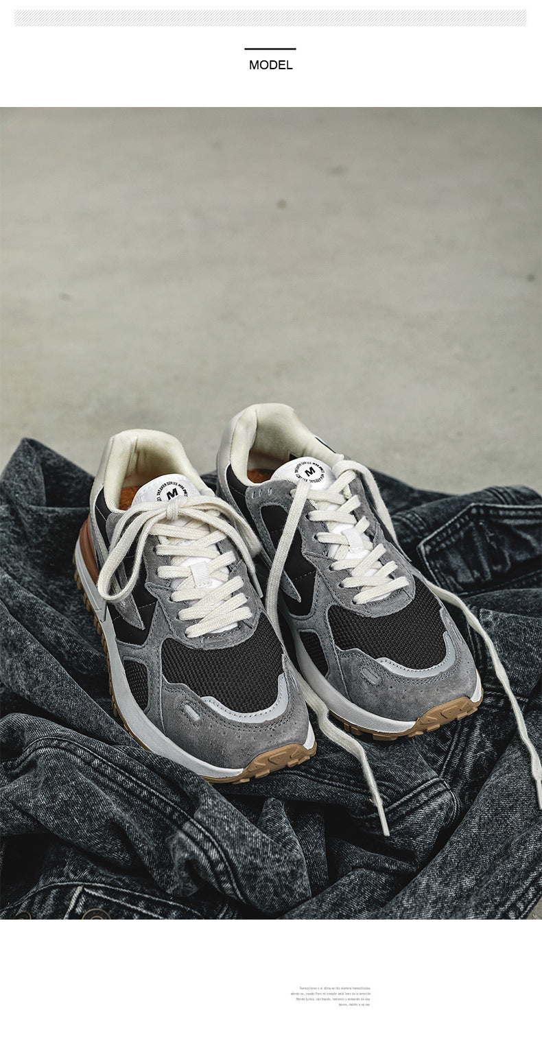 Men's Thick Bottom Retro Jogging Autumn Versatile Sneakers