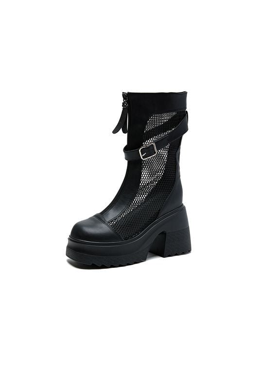 Women's Height Increasing Little Princess Cm Muffin Chunky Platform Heels