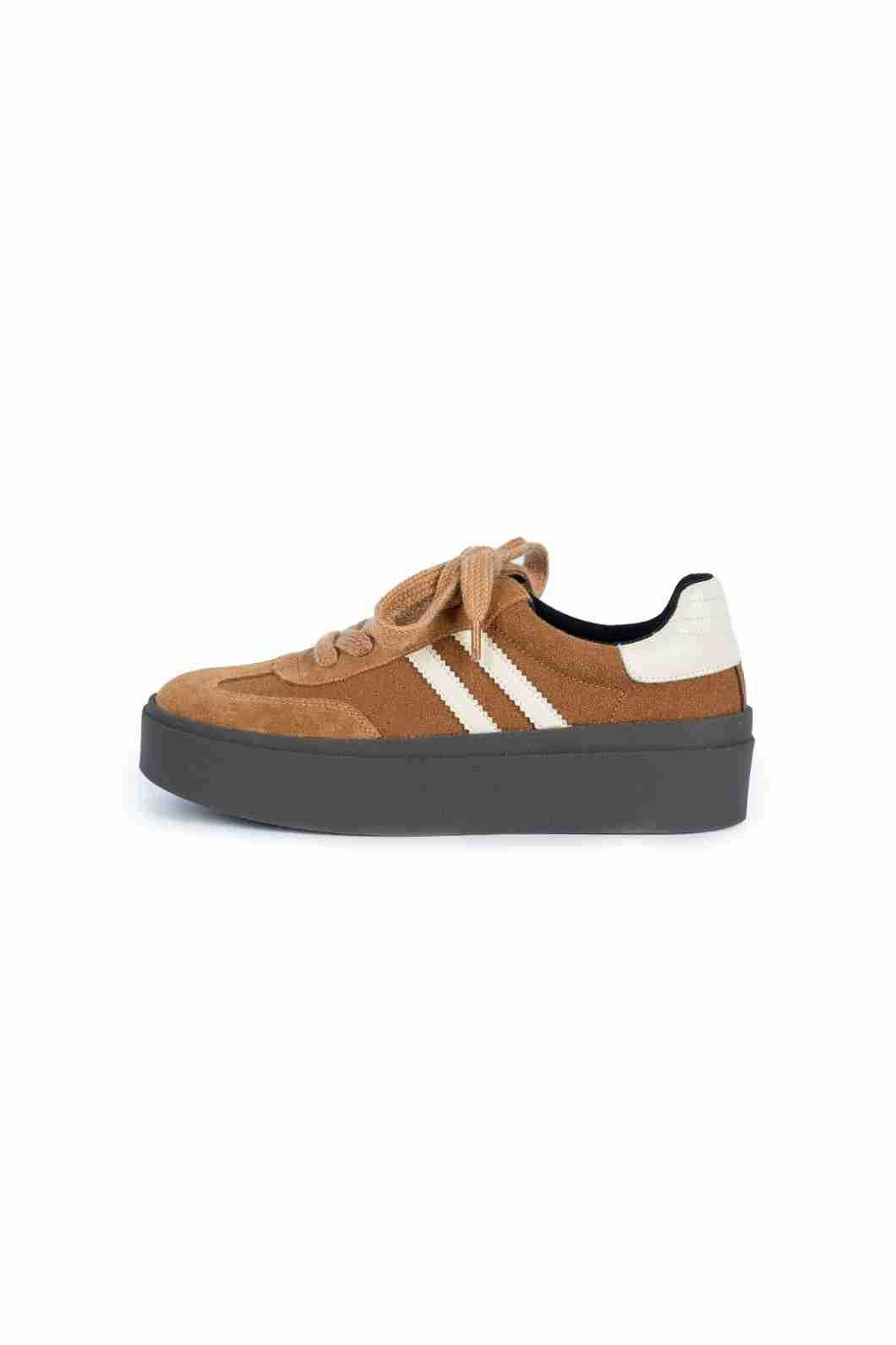 Women's Increasing White Color Matching Round Toe Casual Shoes
