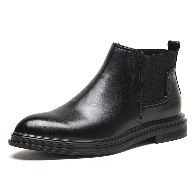 Men's Plus Size Pointed Chelsea British Slip-on Boots