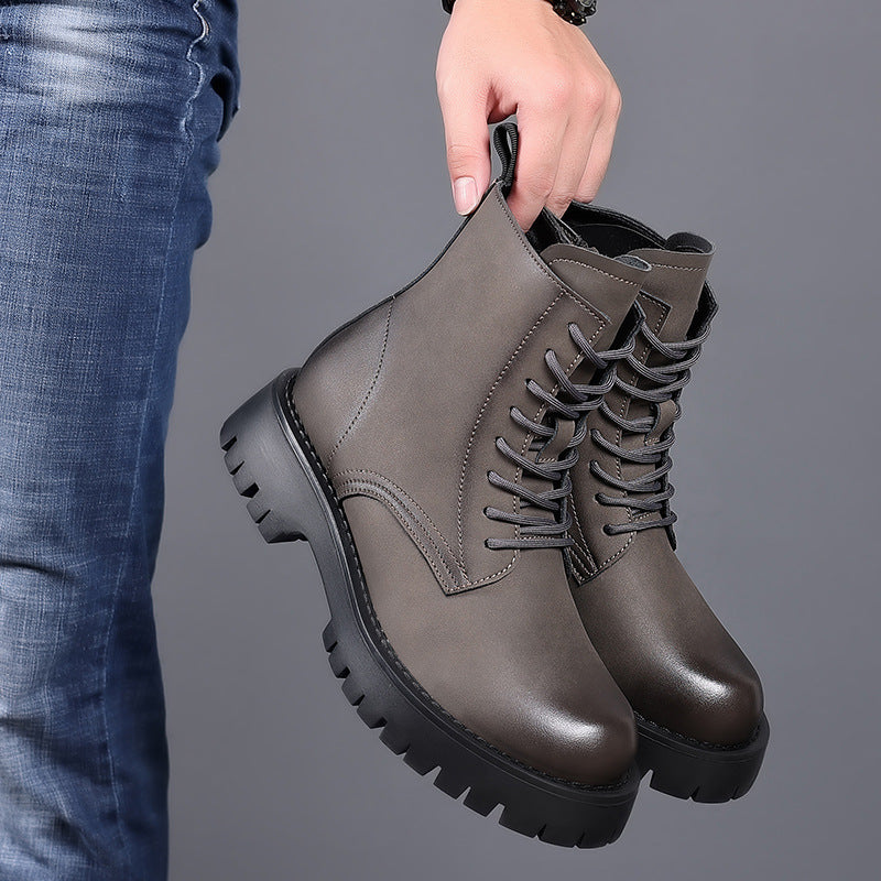Men's Martin Fashion British Style Thick Sole Boots