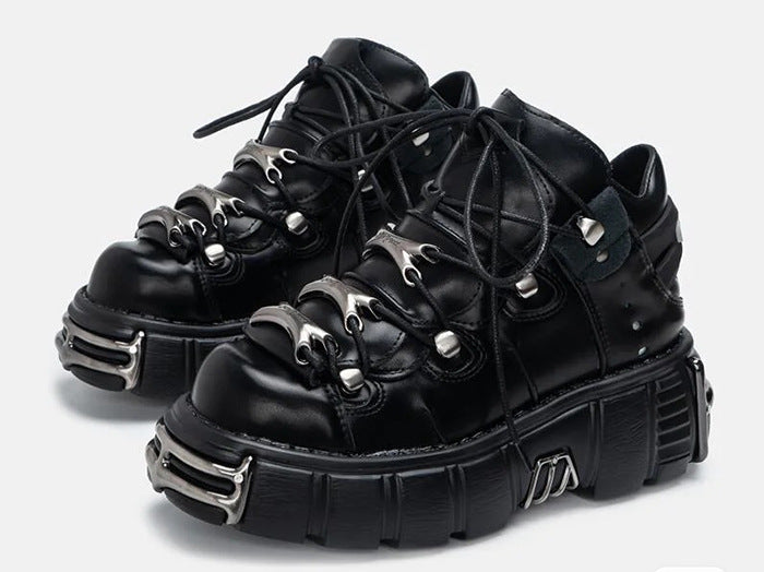 Women's British Style Spanish Heavy Metal Punk Casual Shoes