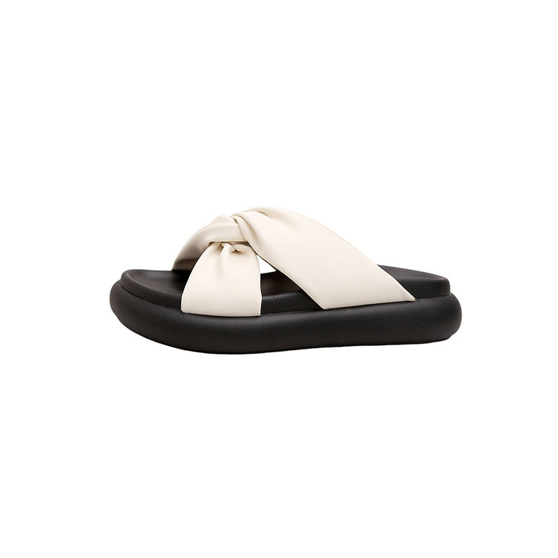 Women's Beach Thick-soled Summer Outer Wear With Slippers