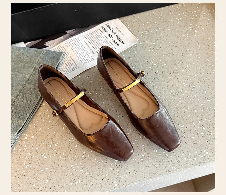Women's & Men's Fashion French Evening Style Temperament Commute Men's Shoes