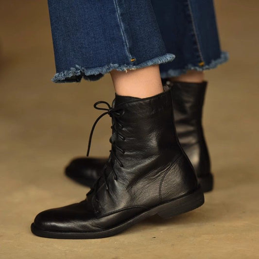 Women's Booties British Style Soft Martin Commuter Boots