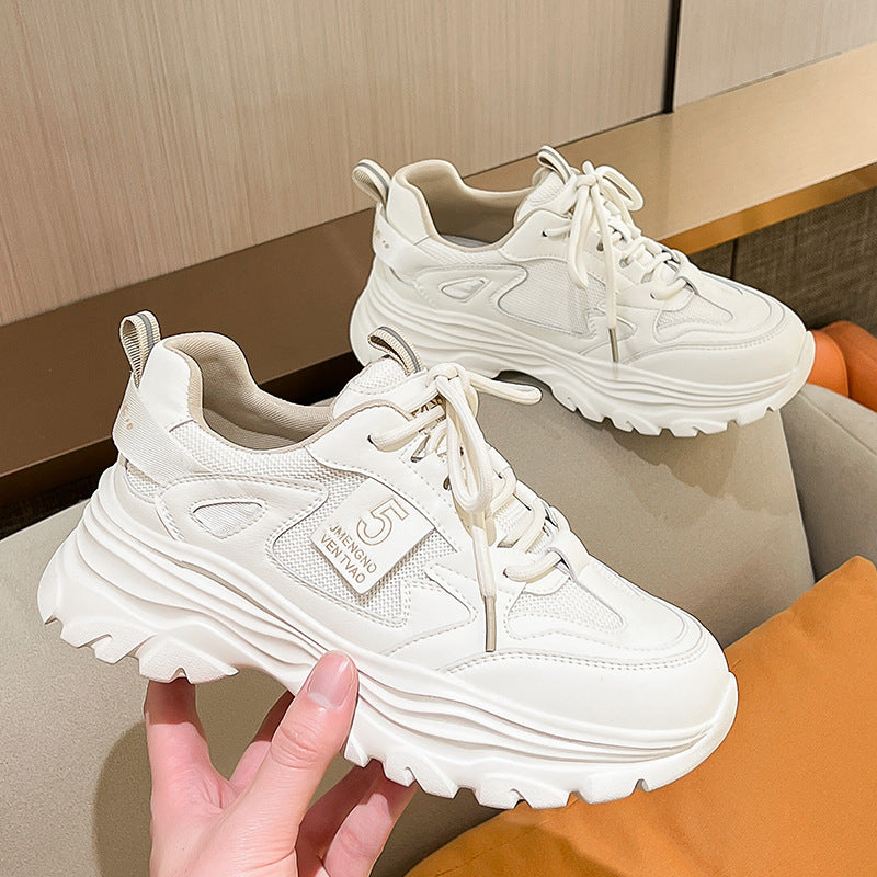 Women's Platform Dad Spring Korean Style Versatile Men's Shoes
