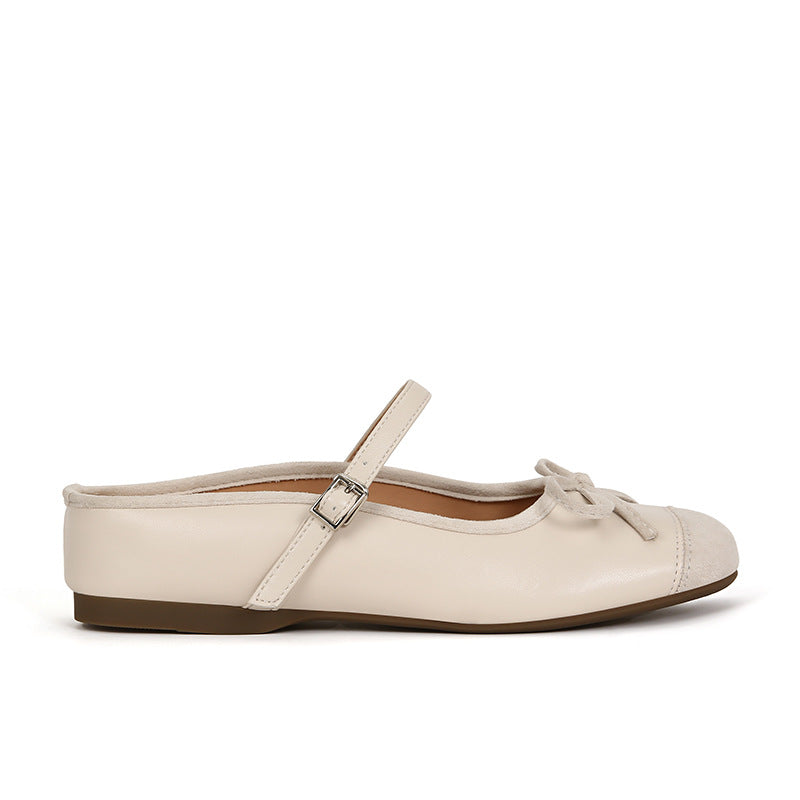 Women's Height Increasing Insole Bow Ballet Pumps Women's Shoes