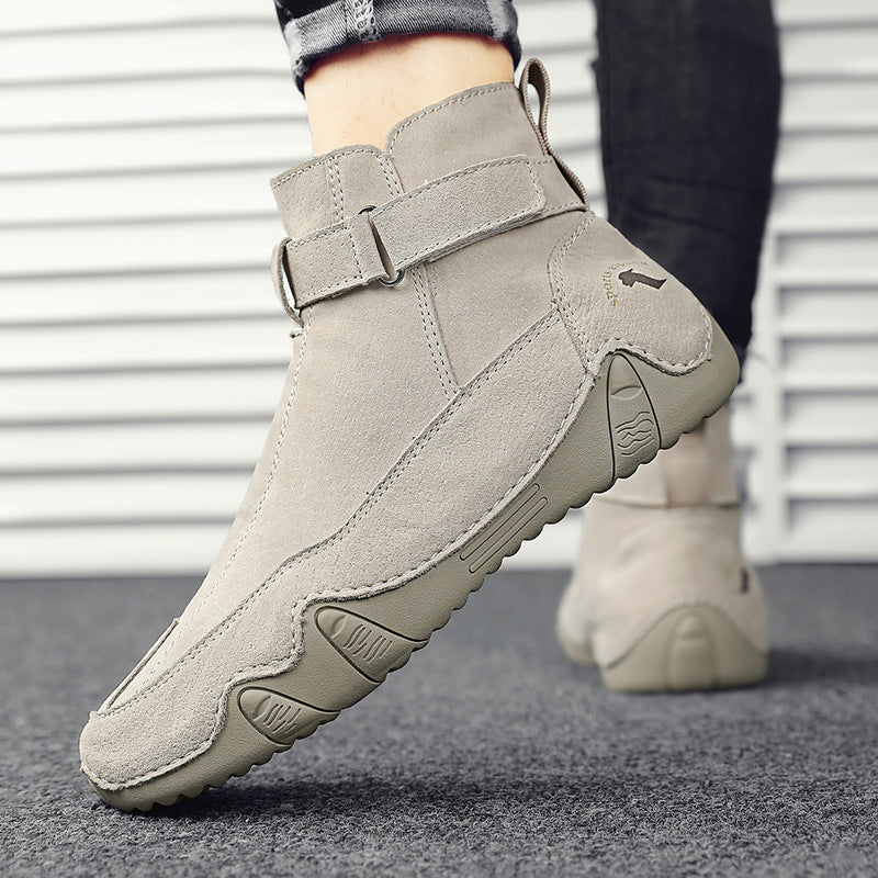 Men's Autumn Warm Outdoor Slip-on Soft Bottom Casual Shoes