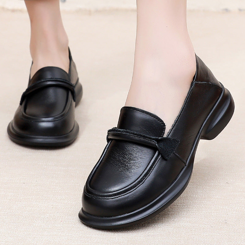 Women's Authentic Mom Comfortable Pumps Soft Surface Loafers