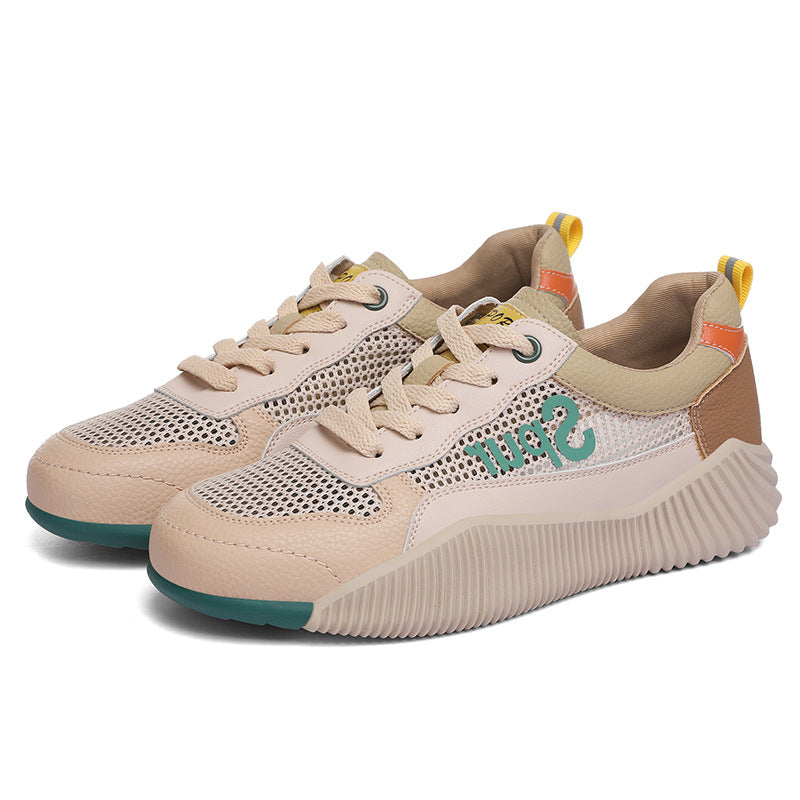 Women's Lightweight Soft Sole Running White Summer Sneakers