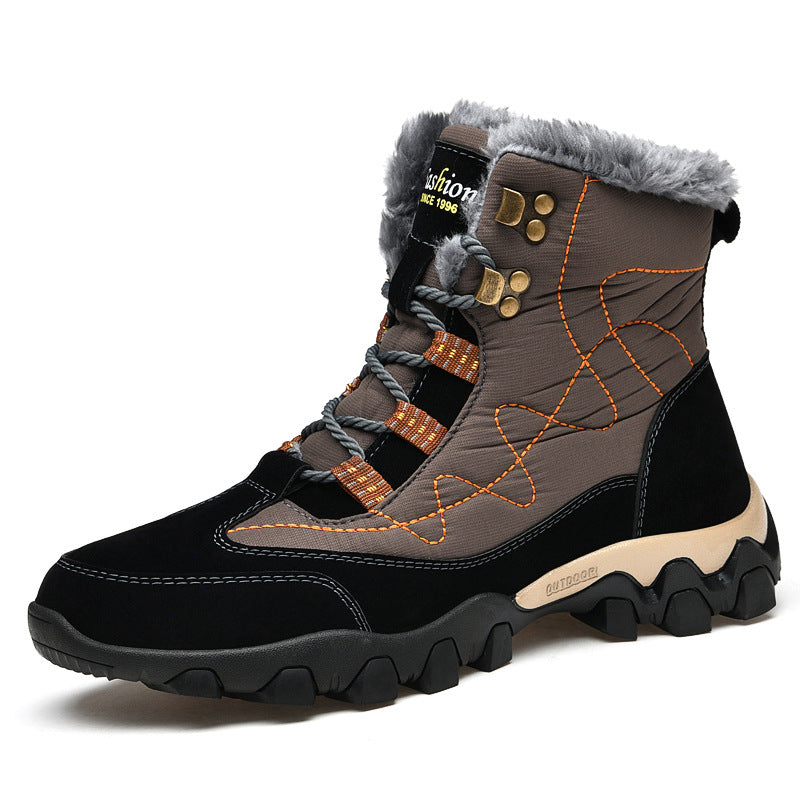 Men's Winter Veet Warm Cotton Thickened Northeast Snow Boots