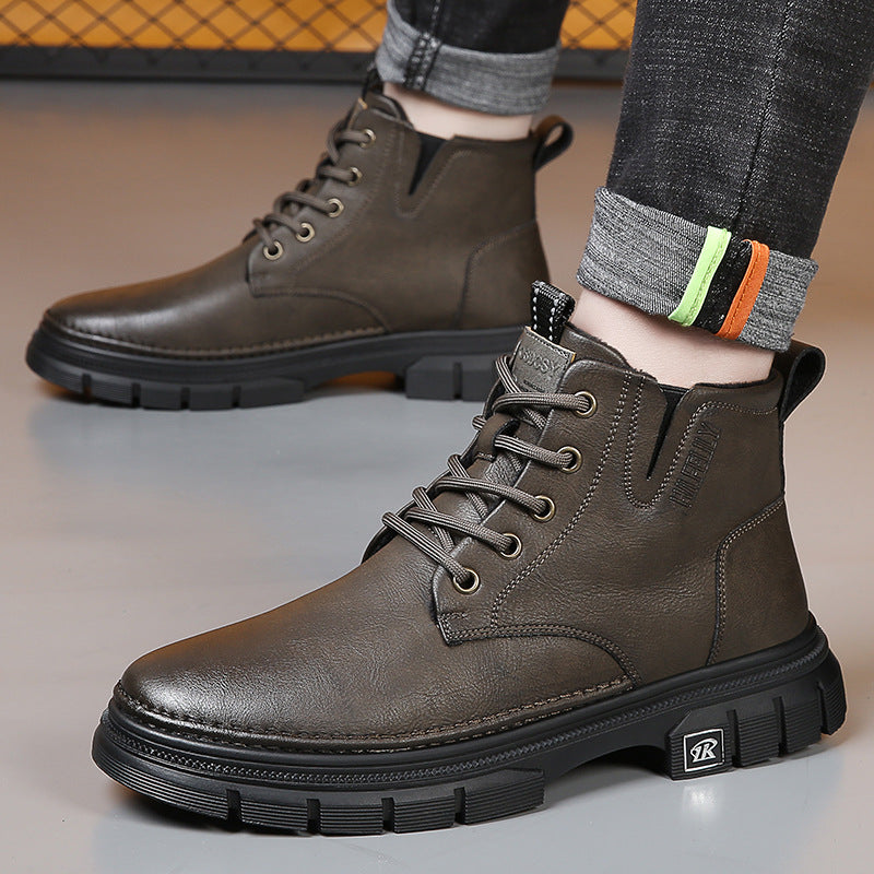 Men's Winter Martin Genuine Retro American British Boots