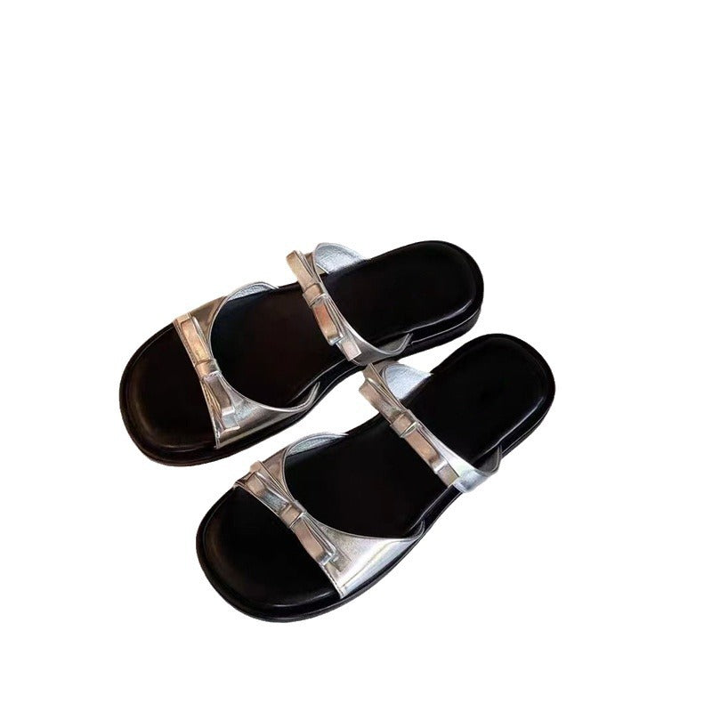 Women's Frey Holiday Younger Bow Open Toe Beach Slippers