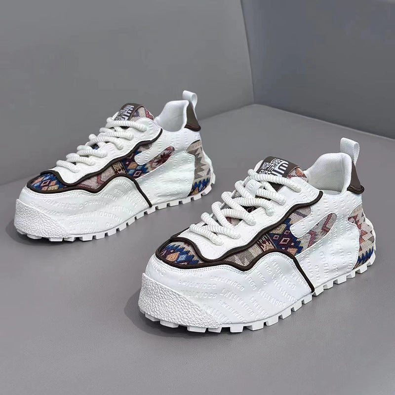 Men's Youth Western Style Autumn Sports Running Cloth Casual Shoes