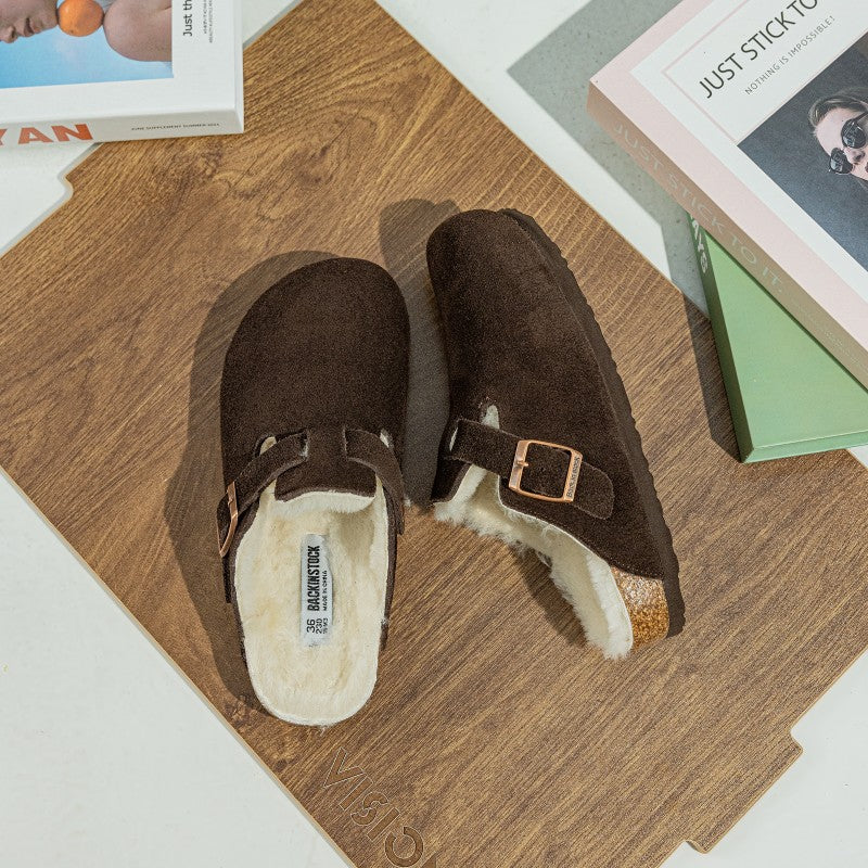 Women's Wear Half Pack Retro Couple Lazy Sandals