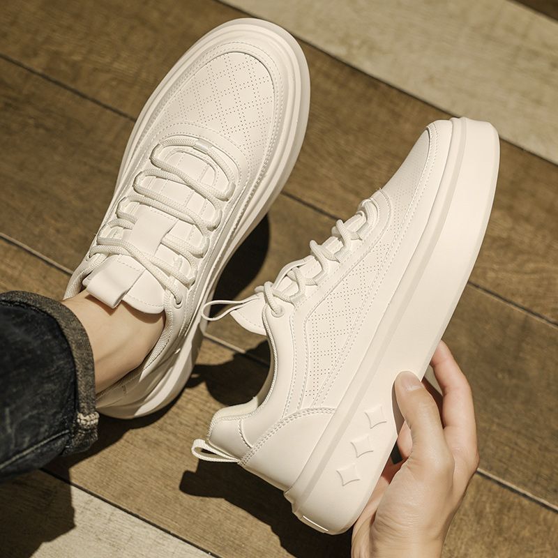 Men's Summer Breathable Skateboard Thick Bottom Fashionable Casual Shoes
