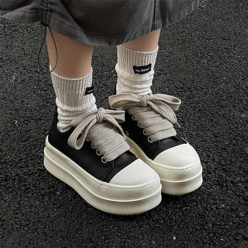 Men's Foundation American High Street Fashion Black Sneakers