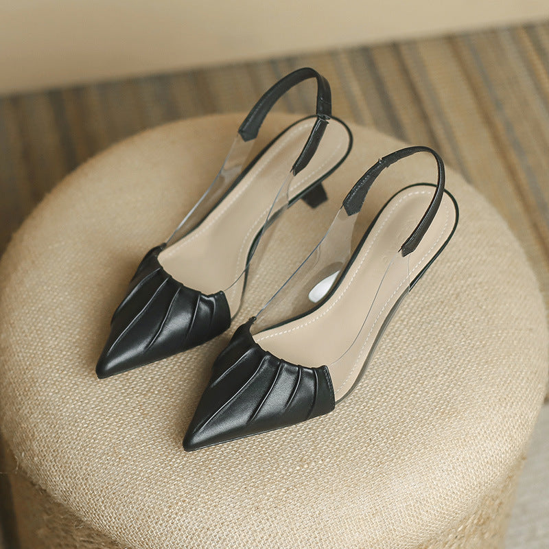 Women's & Men's Spring High-grade Closed Toe High With Skirt Heels