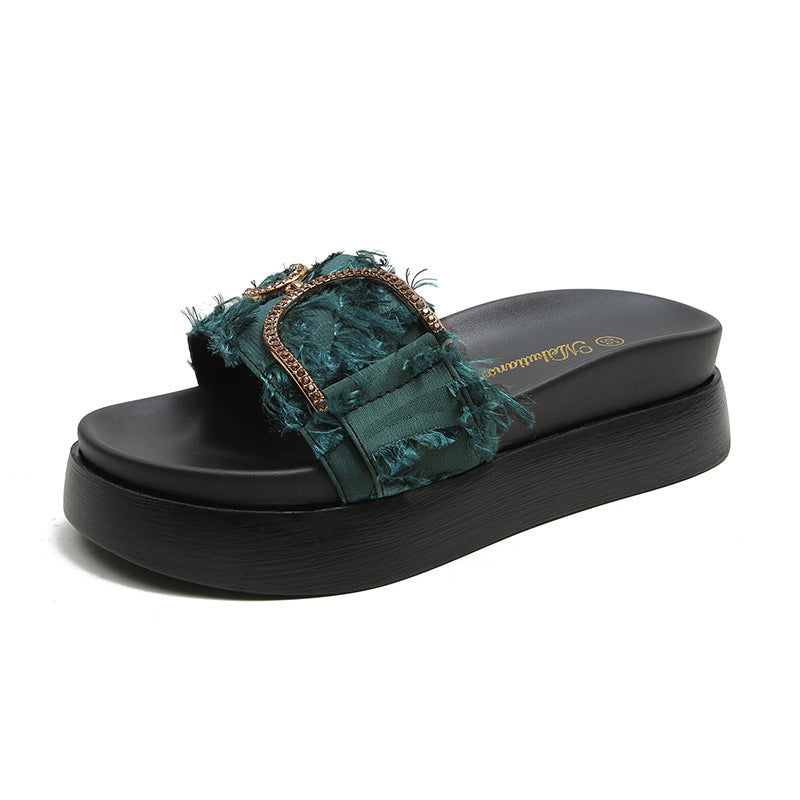 Women's Summer Outdoor Fashionable Household Beach Travel Slippers