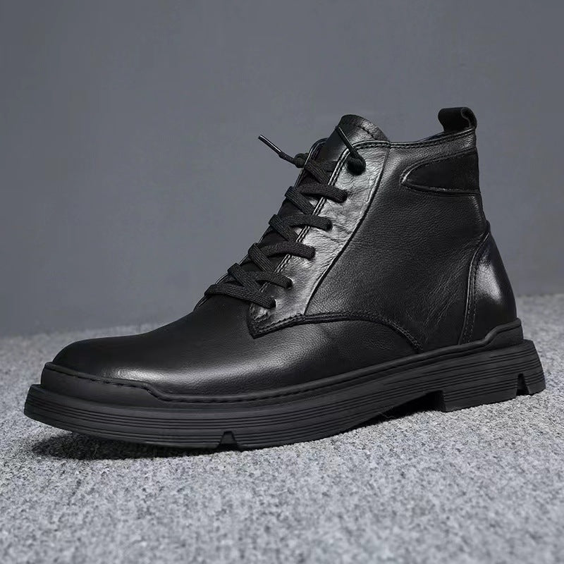 Men's Versatile European High Waist Handsome Trendy Sneakers