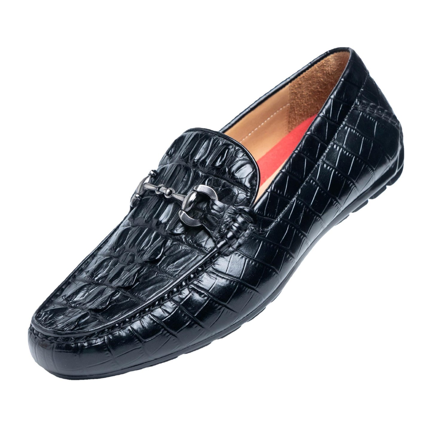 Men's Crocodile Summer Tods Slip-on Genuine Business Casual Shoes