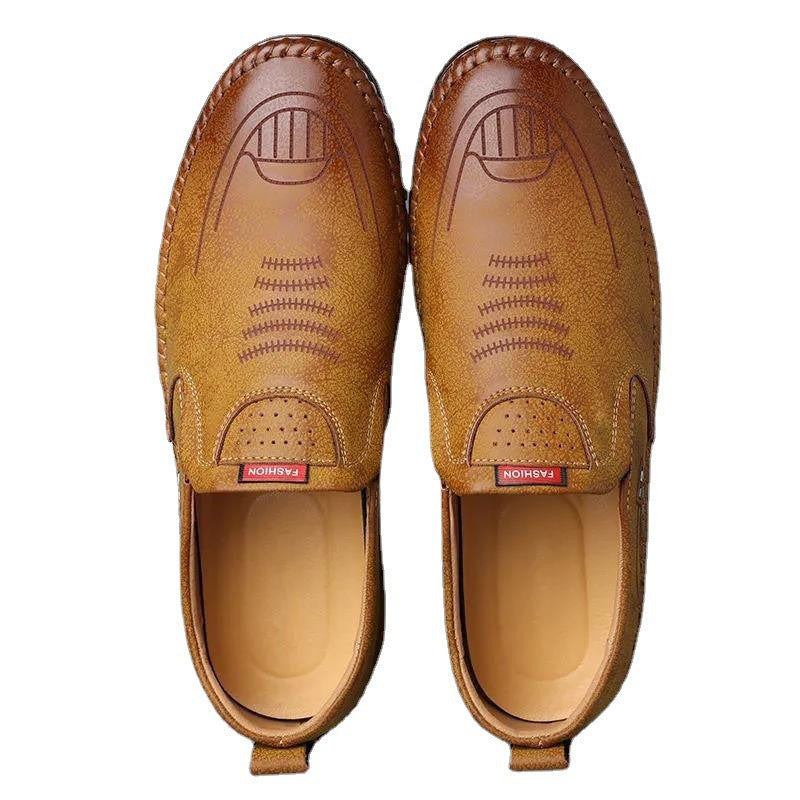 Men's Dad Summer Fashion Soft Bottom Slip-on Casual Shoes