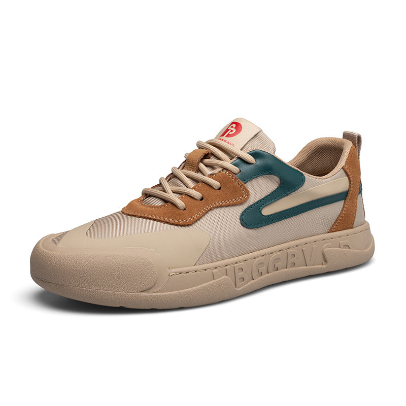 Men's Breathable Running Summer Thin Deodorant Cloth Canvas Shoes