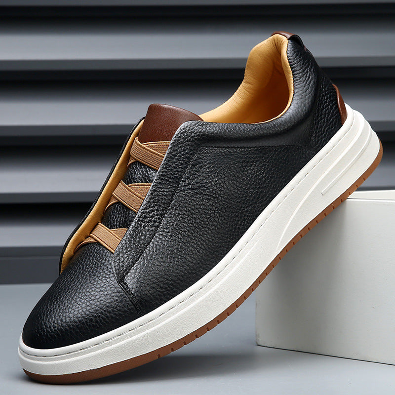 Men's Skate Genuine Platform White Autumn Tide Casual Shoes