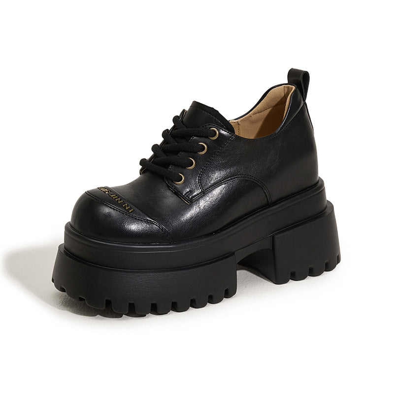 Women's Spring Platform Muffin Bottom Fashion Small Loafers
