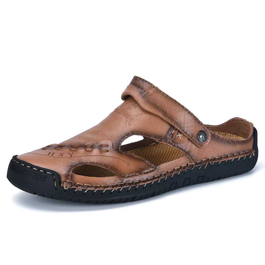 Men's Closed Toe Breathable Beach Plus Size Sandals