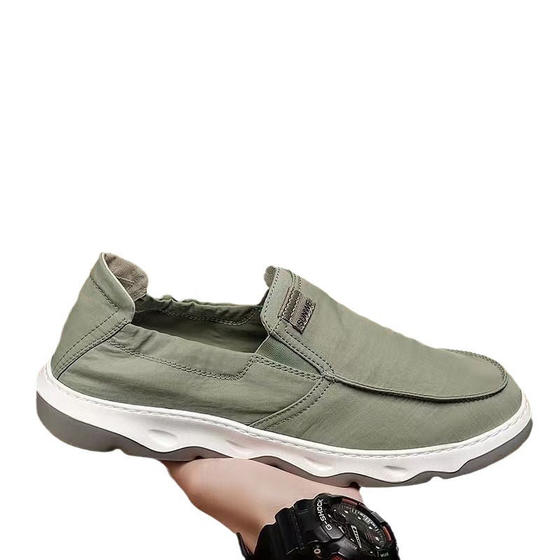 Men's Summer Soft Bottom Slip-on Breathable Comfortable Trendy Canvas Shoes