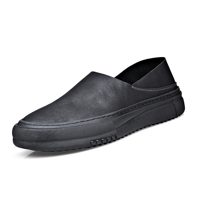 Men's Spring Sleeve Authentic Slip-on Soft Genuine Loafers